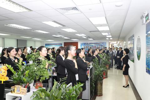 明光市市委书记被富联娱乐企业文化深深感动 | 深入沟通合作空间广阔